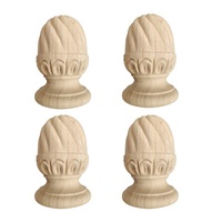 Pieds de meuble personnalisés Pieds de chignon en bois non finis pour fauteuil de canapé Pieds de commode pouf