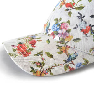 Gorro con estampado floral, diseño de flores pequeñas, moda de primavera y verano, ligero, transpirable, ajustable, gorra para mujer - Product Image 6