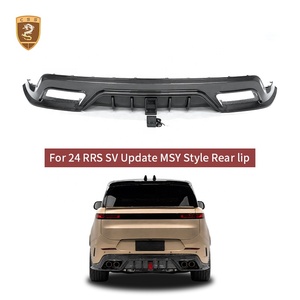 Diffuseur arrière en fibre de carbone sèche style MSY pour <span class=keywords><strong>Land</strong></span> Rover Range Rover Sport SV L461, lèvre inférieure de pare-chocs arrière, pièces de tuning - Product Image 1
