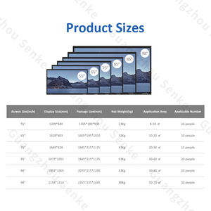 Pantalla LCD Inteligente Táctil con Lápiz o Dedo, Resolución 3840*2160 4k, Pantalla de TV Todo en Uno, PC Interactiva Plana de 75 Pulgadas, Skc-75-1 - Product Image 3