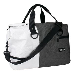 Free Sample Large Custom Logo Waterproof Travel Gym <b>Overnight</b> Weekender Tyvek Men Sports Duffle <b>Bag</b> for Women - Product Image 4
