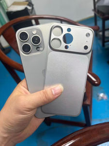 Marco Metálico de Aleación de Aluminio con Adhesivo Trasero Mate Integrado, Compatible con <span class=keywords><strong>iPhone</strong></span> 13-16 Pro/Pro Max, se Convierte en <span class=keywords><strong>iPhone</strong></span> 17 Pro/17 Pro Max - Product Image 5