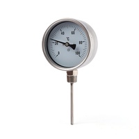 Termometer Bimetal Ganda Tahan Ledakan Kontak Listrik Transmisi Jarak Jauh Penunjuk Aksial Radial IP55 Baja Tahan Karat