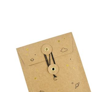 Enveloppes en papier kraft brun personnalisées de haute qualité A4/A5/A6, sac d'enveloppe en papier pour bijoux avec logo de marque - Product Image 3