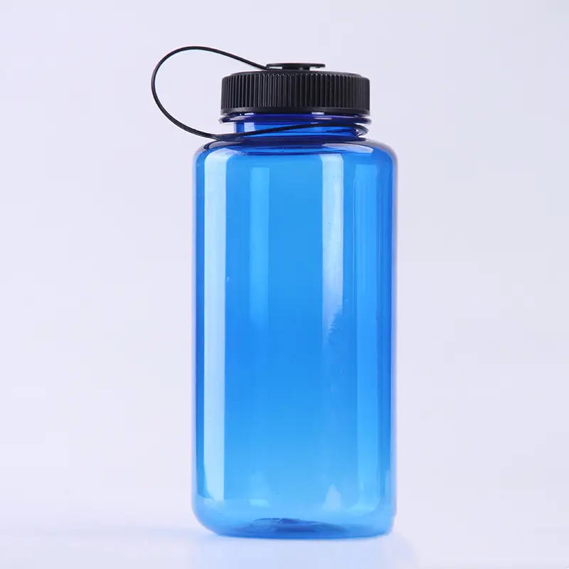 Bouteille d'eau personnalisée réutilisable pour l'extérieur, échantillon gratuit, bouteilles d'eau portables 1000ml, bouteille d'eau en plastique pour sport adulte