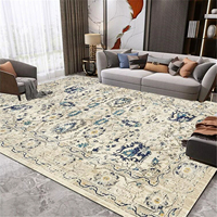 Tapis de luxe grande taille au design persan vintage en fausse fourrure de cachemire, tapis doux fabriqué à la machine pour salon, chambre et décoration intérieure