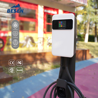 EC pengisi daya AC tipe 2 11kW 16A EV stasiun pengisian daya untuk kendaraan listrik