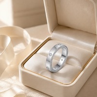 Bague élégante de luxe en moissanite à double ligne, taille brillant, sertie à griffes, en argent sterling S925, couleur D VVS, certifiée GRA, pour femme