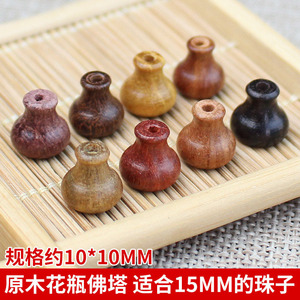 Sandalwood <b>Buddha</b> <b>Head</b> 10mm Round Loose Bead For Bracelet Making DIY Jewelry Accessories - Product Image 3