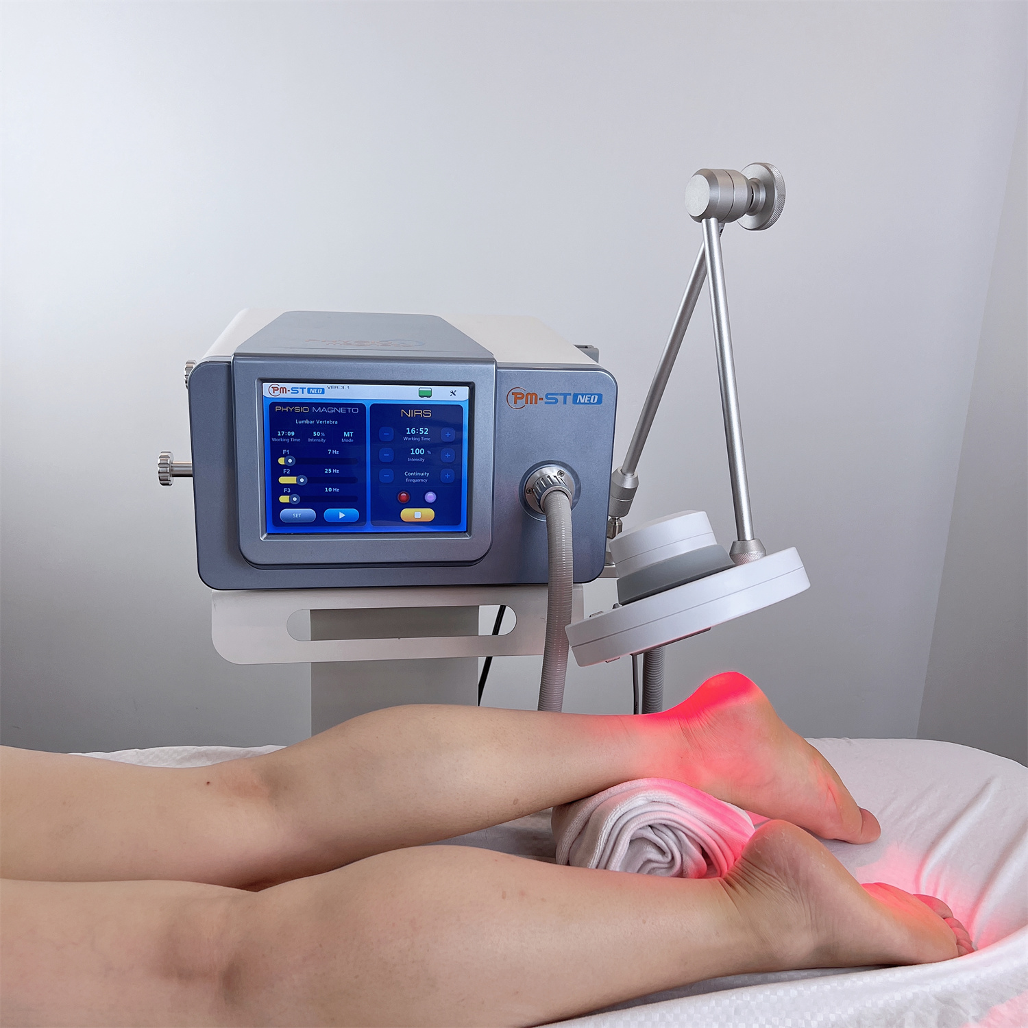 2 in 1 High intensity painrelief pulsed electromagnetic emtt physiotherapy magnetotherapy equipment magnetic therapy dev