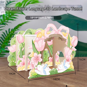 Diseño Original con Temática de Rosas, Escondite Multifuncional y Cómodo para Hámsteres, Hecho de Madera Sólida - Product Image 6