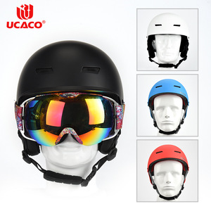 หมวกกันน็อคสกีสำหรับผู้ใหญ่ วัสดุ ABS รุ่น U-15 สำหรับผู้ชายและผู้หญิง ใช้กลางแจ้ง สำหรับสโนว์บอร์ดเดี่ยวและคู่ แบบเต็มใบและครึ่งใบ  หมวกนิรภัยสำหรับเล่นสโนว์  ผลิตโดยโรงงาน OEM - Product Image 2