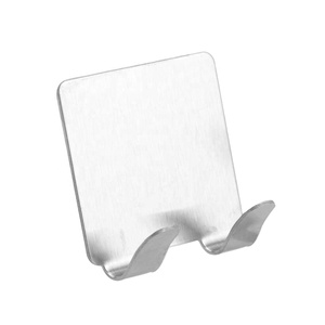 Gancho para Puerta de Pared, 1 Pieza, Ganchos de Acero Inoxidable, Autoadhesivos, Sin Rastro, Gancho Adhesivo Impermeable - Product Image 2