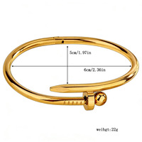 Bracelet manchette en acier de haute qualité Resoul avec fermoir à vis, magnifique bracelet jonc pour femme, vente en gros
