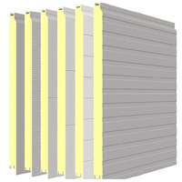 Panneaux Sandwich Polyuréthane PU/PIR de 50mm/75mm/100mm/120mm/150mm/200mm pour Toiture, Isolation Murale et Chambres Froides