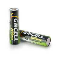 Großhandel 1200 Zyklen Lebensdauer AA AAA NiMH Wiederaufladbare Batterien 1,2V für Unterhaltungselektronik & Boote