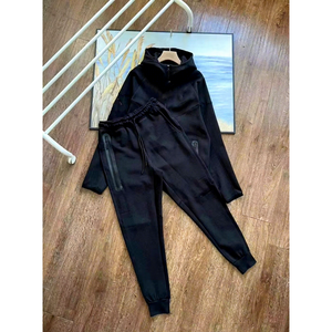 Conjunto Deportivo para Hombre, Sudadera con Capucha y Cremallera de Forro Polar Técnico, Ropa Deportiva para Correr, Logotipo Personalizado, Conjunto Completo - Product Image 5