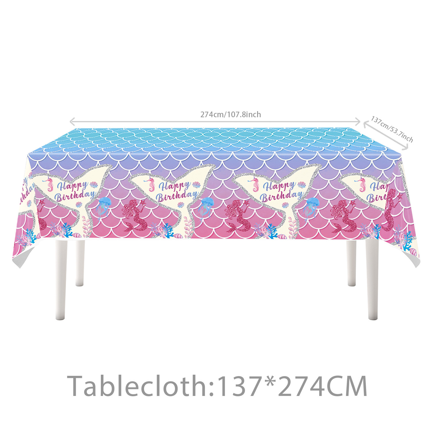 Pink Tablecloth-1PCS