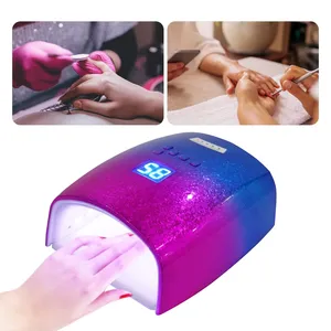 Secador de Uñas Inalámbrico con Carga, Máquina de Manicura UV + LED, Lámpara de Uñas con Temporizador y Sensor Automático, para Salón de Belleza y Principiantes - Product Image 1