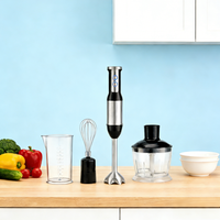 Mixeur plongeant électrique portable haute puissance 2026 pour usage domestique, ensemble avec bol mélangeur, moteur CC de haute qualité, pour smoothies et mélange tactile