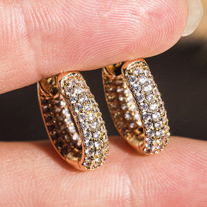 Pendientes de Oreja en Forma de U para Mujer, Accesorios Simples para Uso Diario - Product Image 6