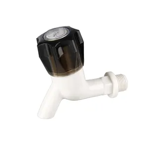White ABS UPVC PP PVC Water Faucet Small Plastic Taps PP Tap
