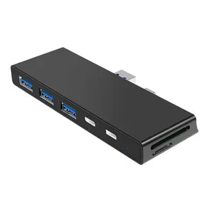 Hub USB C pour Surface Pro 7 Dock lecteur de carte PD adaptateur USB-C SD/TF micro SD pour Microsoft Pro7