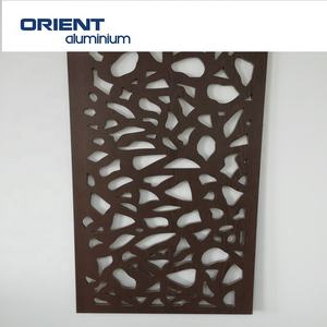 Écran de séparation de pièce avec panneaux gravés Cnc en aluminium, 10 pièces, Art 600 - Product Image 6