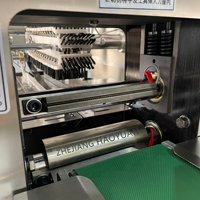 Machine d'emballage automatique haute vitesse HAOYUAN KD-260 pour le conditionnement de produits alimentaires (pain, gâteaux, biscuits) en sachets flow pack