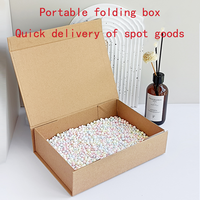 Boîte cadeau octogonale pliable magnétique de luxe personnalisée et recyclable avec logo, emballage rigide en carton offset portable pour cosmétiques et portefeuilles