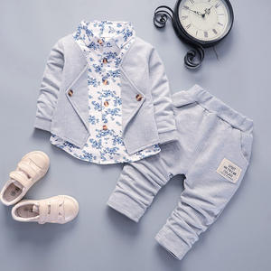 Primavera autunno nuovi vestiti per bambini neonato vestito da gentiluomo britannico 0-<span class=keywords><strong>4</strong></span> <span class=keywords><strong>anni</strong></span> 2 pezzi moda <span class=keywords><strong>bambino</strong></span> - Product Image 3