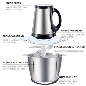 Tốt nhất ở nhà foufoumix máy xay máy, cho Nhà Bếp Máy xay sinh tố Daging điện thịt Chopper/ - Product Image 5