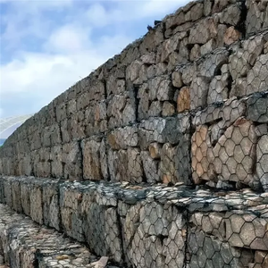 Welded Galvanized <strong>Gabion</strong> Mesh with Plain Weave Bending &amp; Cutting Services for Retaining Wall <strong>Gabion</strong> Baskets - Product Image 4