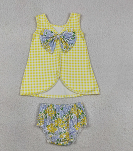 Conjuntos de Ropa para Hermanas Bebés Niñas, Túnica sin Mangas con Lazo en la Espalda y Flores - Product Image 5