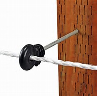 Aislador de Plástico de Alta Calidad para Cercas Eléctricas, Aislador de Anillo Atornillable L1, Accesorios para Cercas, Fácil Instalación