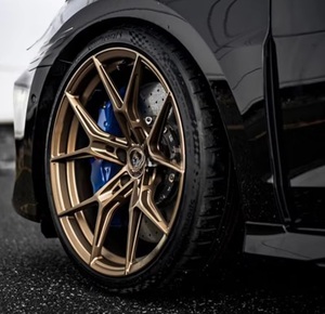 Jantes de voiture de tourisme en alliage forgé <span class=keywords><strong>1</strong></span> pièce Te37 16-24 pouces 5x114.3 5x120 5x112 Jantes dorées concaves sur mesure pour bmw F30 E90 X5 - Product Image 1