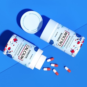 Emballage personnalisé en tube de papier rond écologique pour flacons de vitamines et de capsules - Product Image 1