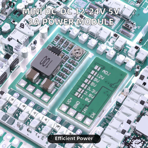 FYX Stock Mini <span class=keywords><strong>DC-DC</strong></span> Buck Converter Module 4,5-24V Ingang 0,8-17V Instelbare Uitgang 3A Max Hoge Efficiëntie Step-Down Voeding - Product Image 2