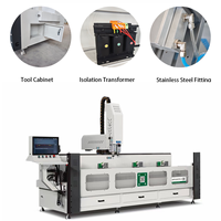 OUWO 2026 3000MM Machine de perçage et de fraisage CNC à double broche pour profilés aluminium, haute précision pour usine de murs rideaux