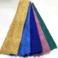 Zèle 2025 nouveauté français Tulle paillettes Net crocheté avec perles broderie coupe tricoté Technique robe de soirée décoration