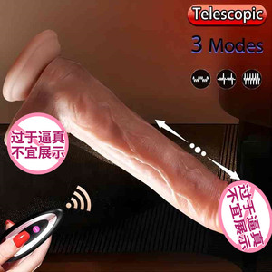 Vibrador Retrátil Elétrico Artificial para Mulheres, Massageador Realista e Ecológico para Adultos - Product Image 3