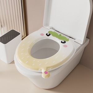 Waterproof <b>EVA</b> Toilet Seat Cover Thickened Ring Washable Antibacterial For All Seasons - Product Image 4
