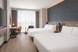 Foshan ensemble de chambre à coucher en bois vert d'érable meubles d'hôtel de taille royale meubles d'hospitalité commerciale pour l'usage direct d'appartement - Product Image 2