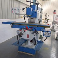 Mesin Frais Horizontal Otomatis Heavy Duty X6036 Komponen Motor Inti Spindle Taper BT30/BT40 220V/380V Manual Mills