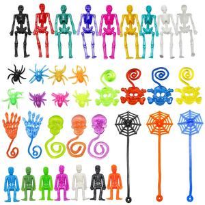 Caja Sorpresa de Juguetes TPR: Calabaza, Esqueleto, Telaraña, Ojo Luminoso, Pegamento Suave Antiestrés - Product Image 3