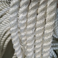 Ligne d'ancre en nylon torsadé pour bateaux marins, excellente qualité, couleur blanche, 1/2 pouces 50 pieds