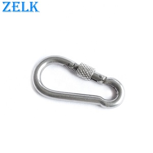 خطاف زنبرك من الفولاذ المقاوم للصدأ مع صامولة متشابكة - Product Image 2