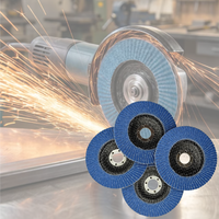 Disque à lamelles abrasif en zircone OEM 115 mm, haute dureté, pour le traitement de l'acier inoxydable, le meulage de soudure, outils abrasifs