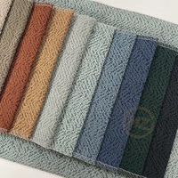 Tissu d'ameublement en chenille texturé pour canapé, matériau doux tissé pour coussins de canapé, fauteuil et décoration intérieure