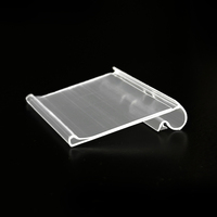 Accessoire pour étagères Oem Odm 5*3Cm Crochet en plastique PVC Porte-étiquette à clipser pour étagère gondole